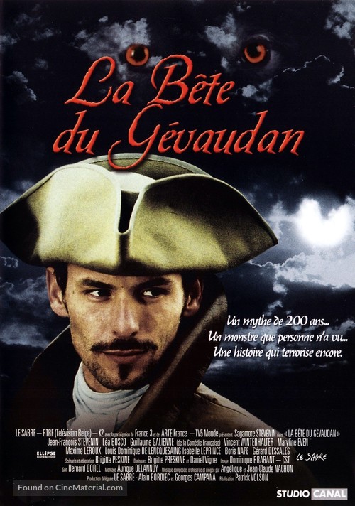 La b&ecirc;te du G&eacute;vaudan - French DVD movie cover