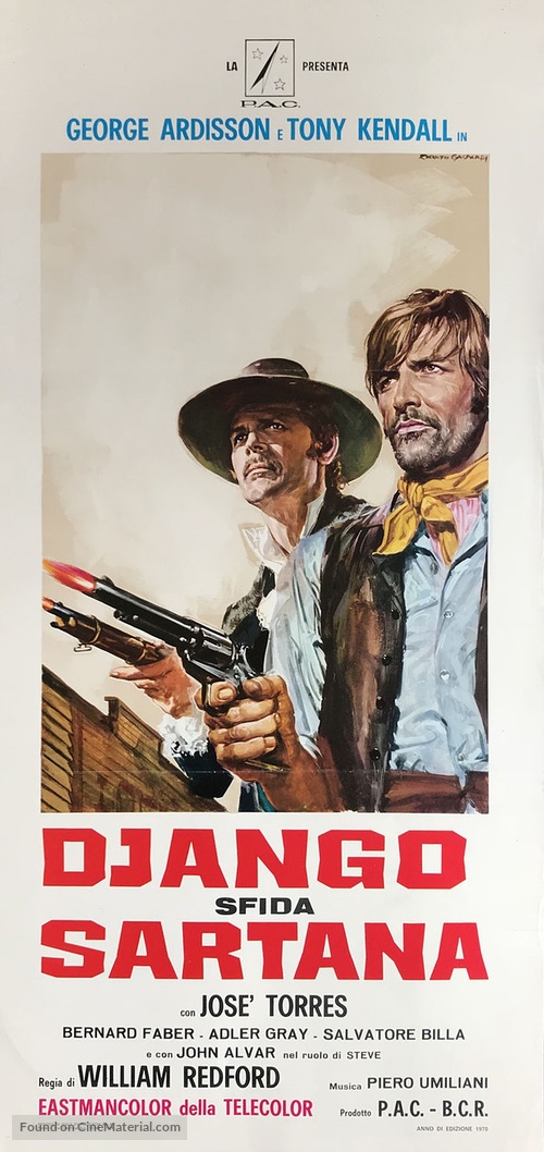 Django sfida Sartana - Italian Movie Poster