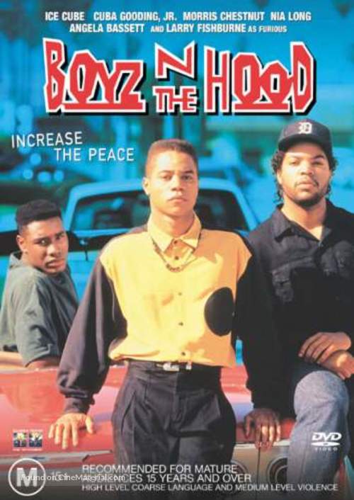 Boyz N The Hood - Australian DVD movie cover