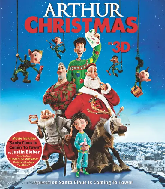 Arthur Christmas - Blu-Ray movie cover