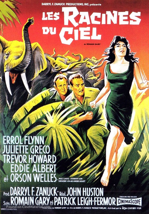 The Roots of Heaven - French Movie Poster