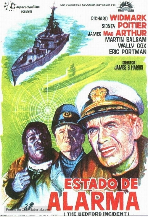 The Bedford Incident - Spanish Movie Poster