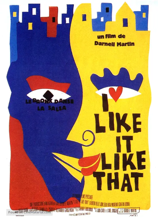 I Like It Like That (1994) French movie poster I Like It Like That (1994) French movie poster
