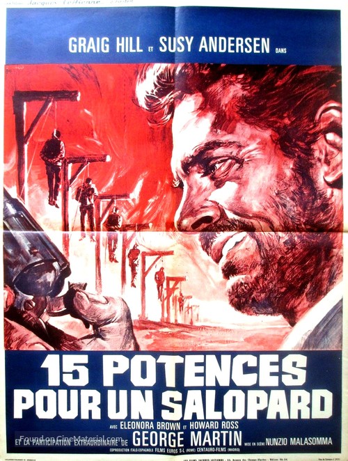 Quindici forche per un assassino - French Movie Poster