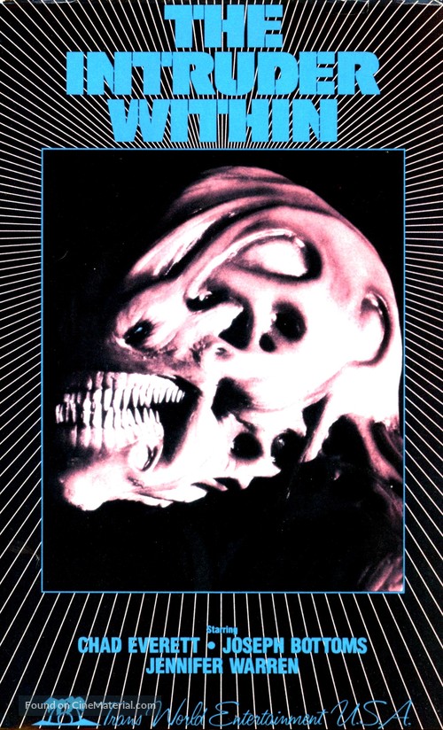 The Intruder Within - VHS movie cover