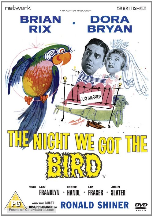 The Night We Got the Bird - British DVD movie cover