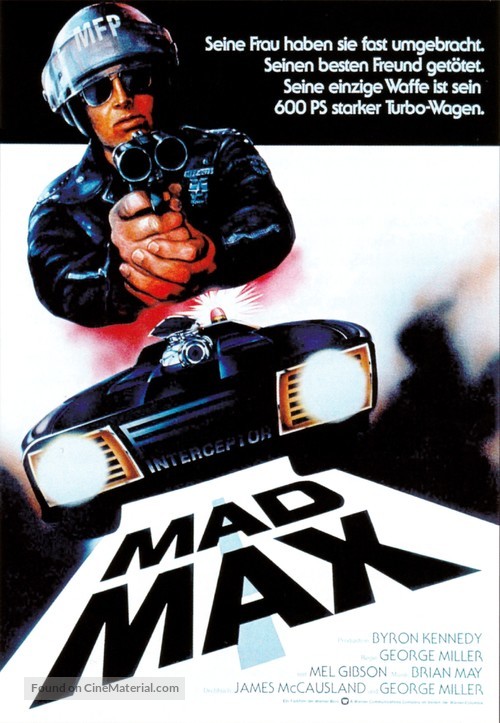 Mad Max - German Movie Poster