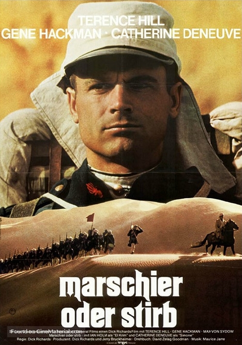 March or Die - German Movie Poster