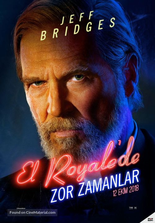 Bad Times at the El Royale - Turkish Movie Poster