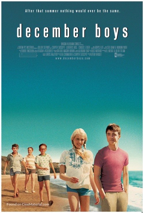 December Boys - Movie Poster