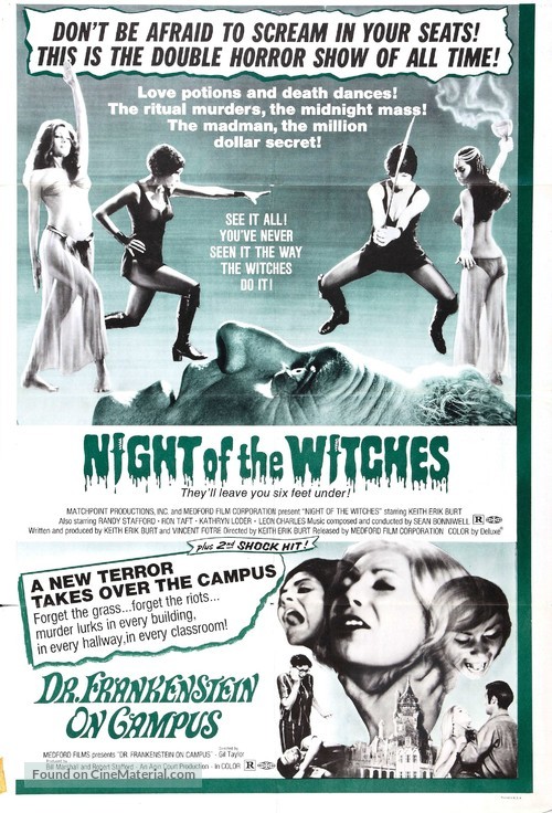 Night of the Witches - Combo movie poster