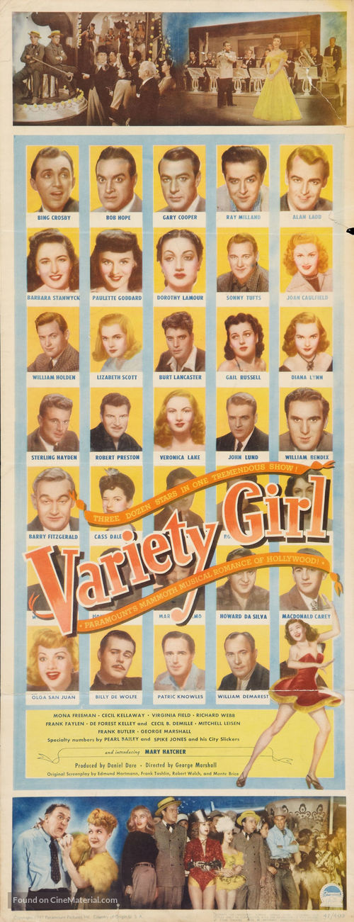 Variety Girl - Movie Poster