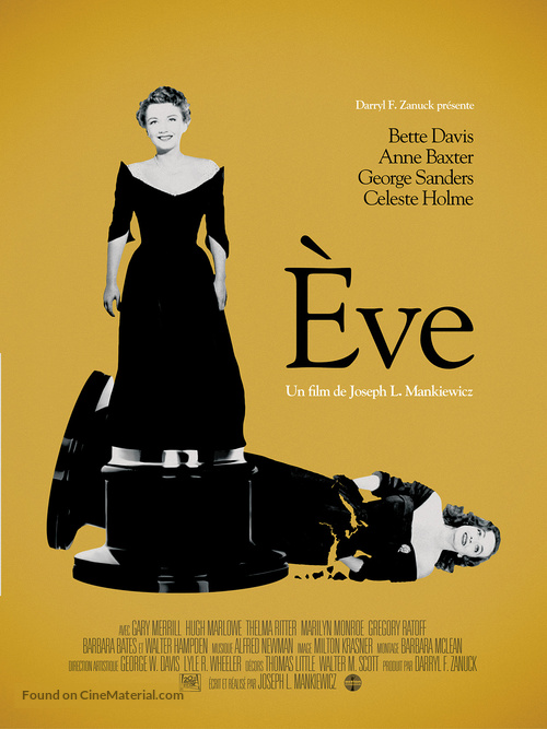 All About Eve - French Re-release movie poster