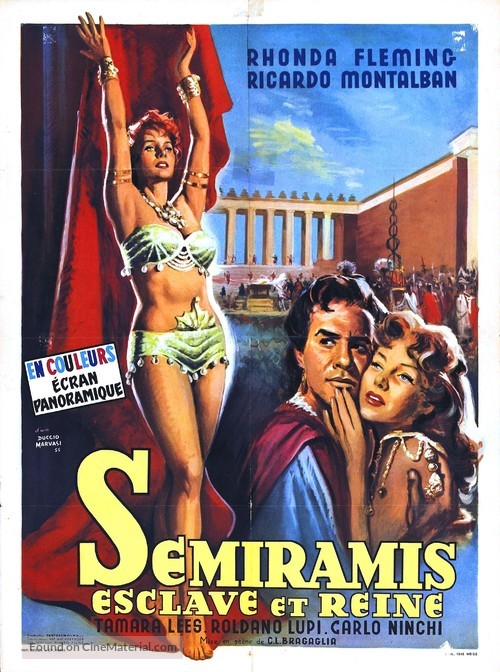 Cortigiana di Babilonia - French Movie Poster