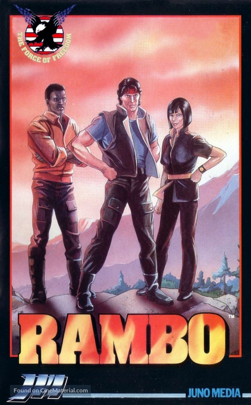 &quot;Rambo&quot; - Norwegian VHS movie cover