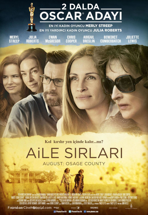 August: Osage County - Turkish Movie Poster