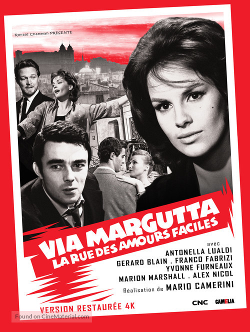 Via Margutta - French Re-release movie poster