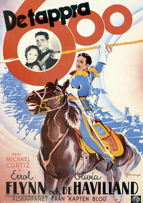 The Charge of the Light Brigade - Swedish Movie Poster