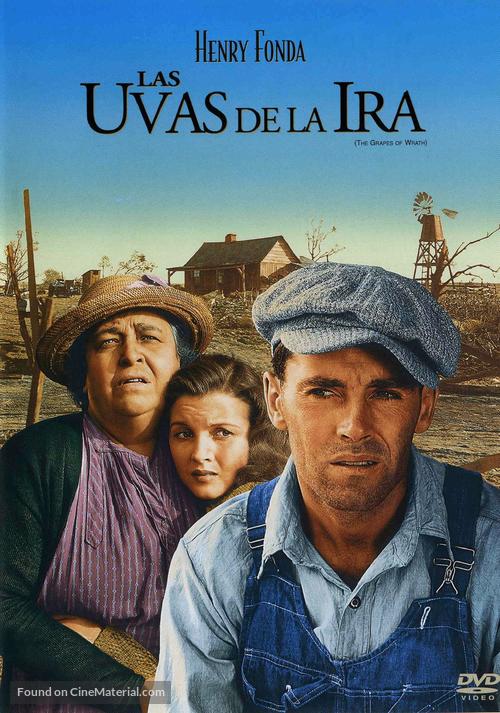 The Grapes of Wrath - Spanish DVD movie cover
