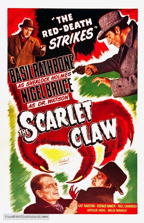 The Scarlet Claw - Movie Poster