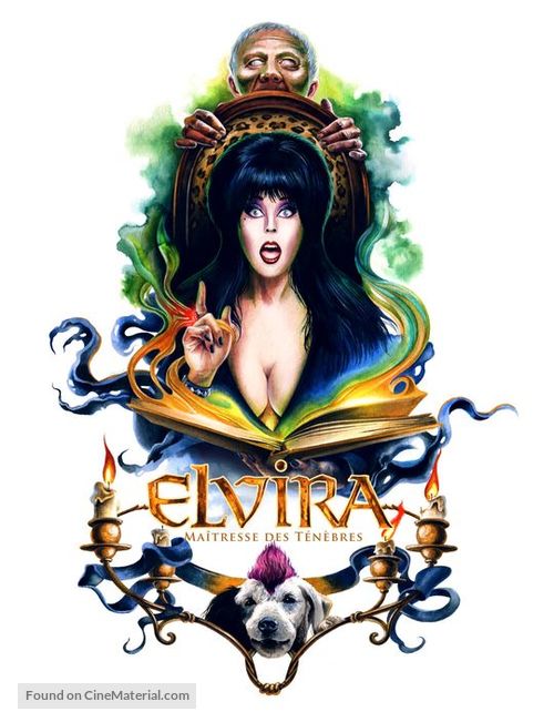 Elvira, Mistress of the Dark - French Movie Cover
