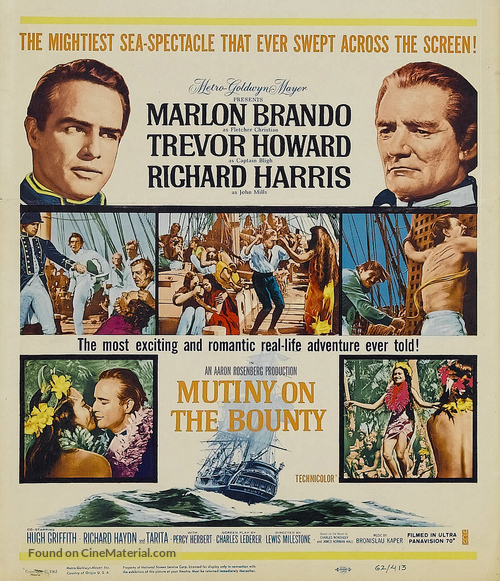 Mutiny on the Bounty - Movie Poster