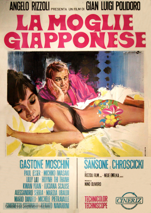 La moglie giapponese - Italian Movie Poster