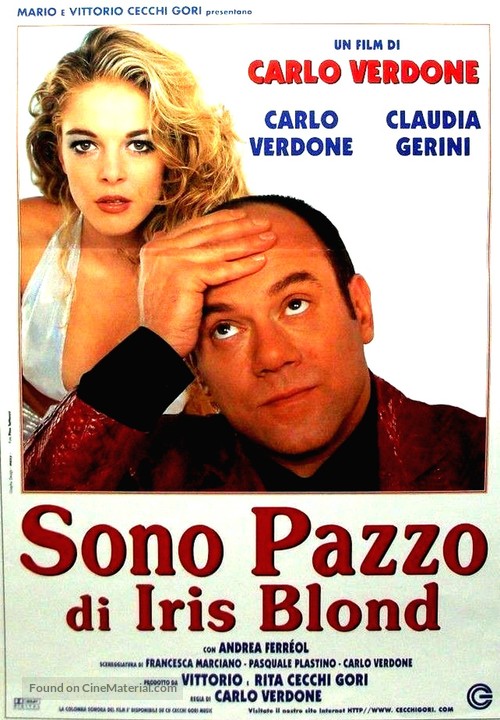 Sono pazzo di Iris Blond - Italian Movie Poster