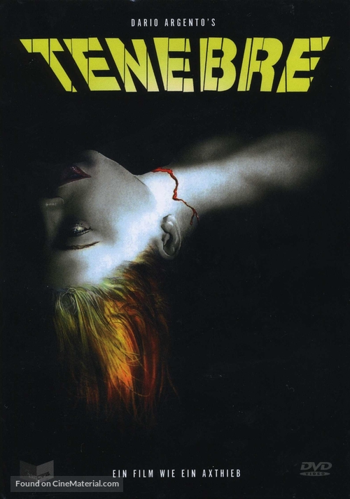 Tenebre - Austrian DVD movie cover