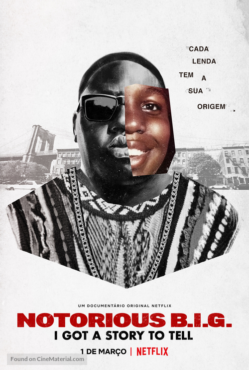 Biggie: I Got a Story to Tell - Portuguese Movie Poster