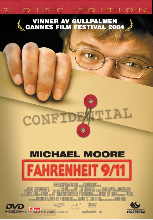 Fahrenheit 9/11 - Norwegian Movie Cover