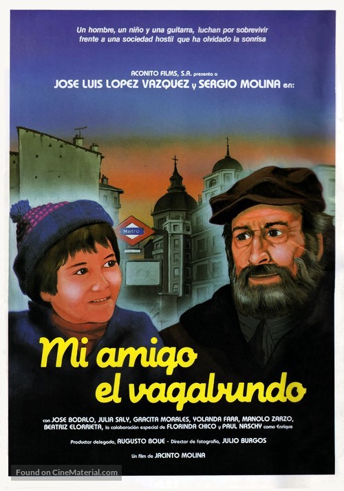 Mi amigo el vagabundo - Spanish Movie Poster