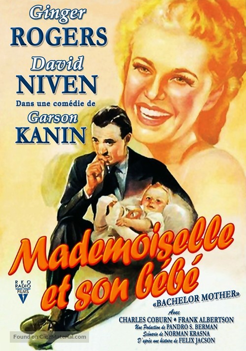 Bachelor Mother - French Movie Poster