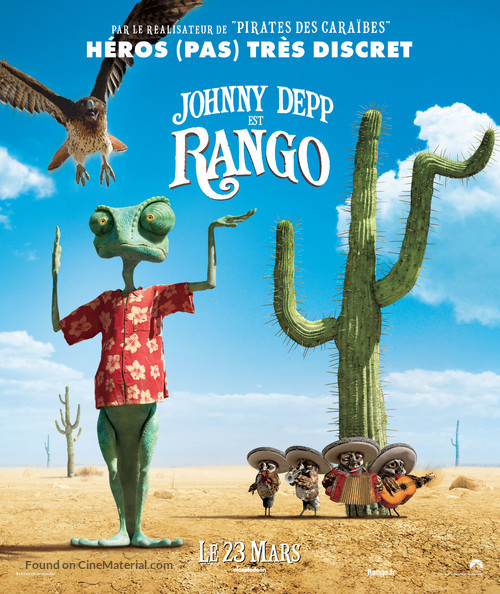 Rango - French Movie Poster