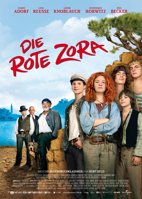 Rote Zora, Die - German Movie Poster