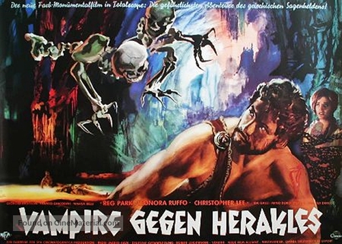 Ercole al centro della terra - German Movie Poster