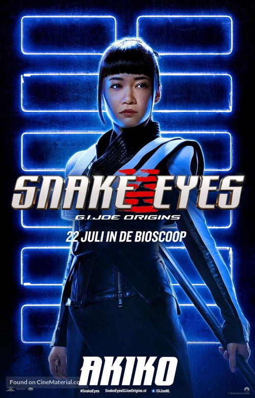 Snake Eyes: G.I. Joe Origins - Dutch Movie Poster