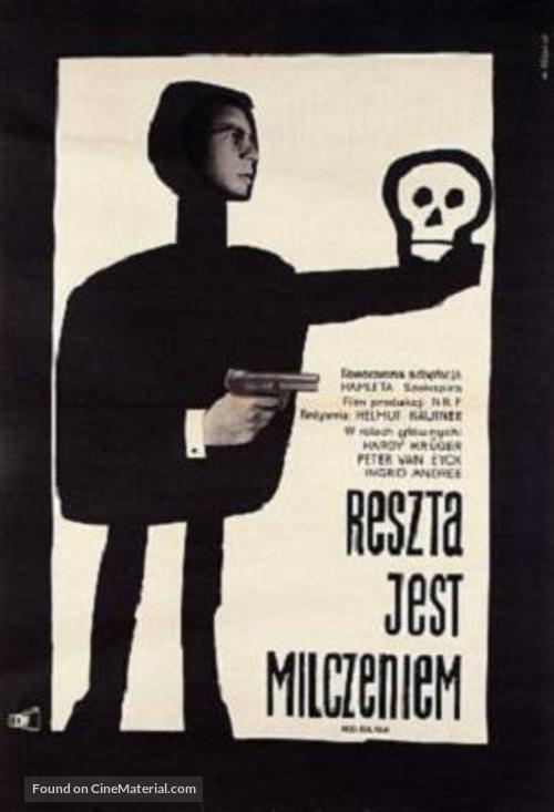 Rest ist Schweigen, Der - Polish Movie Poster