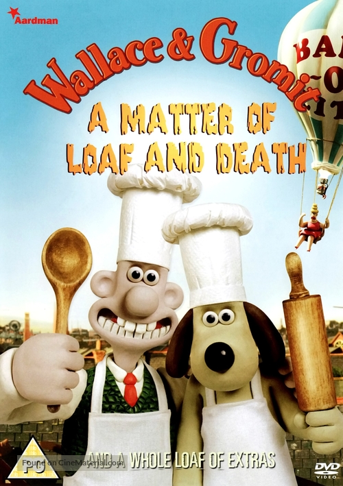 Wallace and Gromit in &#039;A Matter of Loaf and Death&#039; - British DVD movie cover
