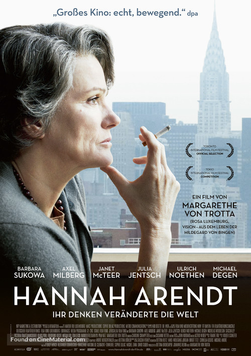Hannah Arendt - German Movie Poster