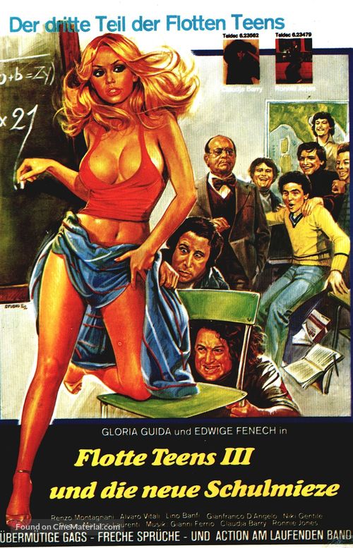 The Schoolteacher Goes to Boys&#039; High - German Movie Poster