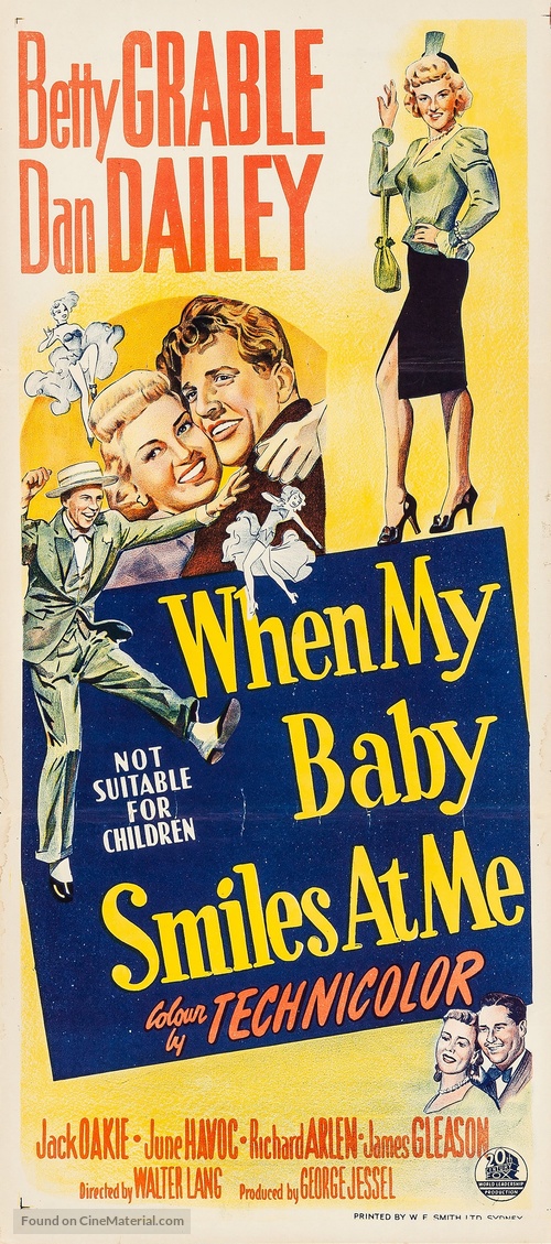 When My Baby Smiles at Me - Australian Movie Poster