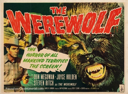 The Werewolf - British Movie Poster