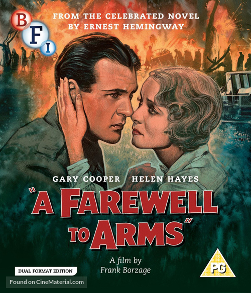 A Farewell to Arms - British Blu-Ray movie cover