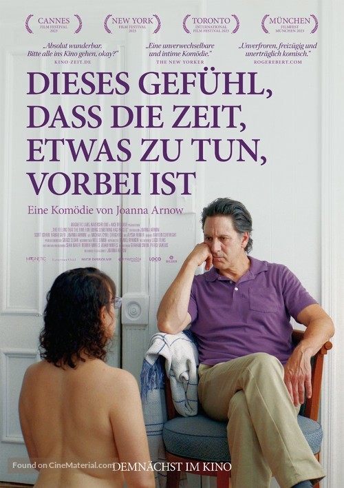 The Feeling That the Time for Doing Something Has Passed - German Movie Poster