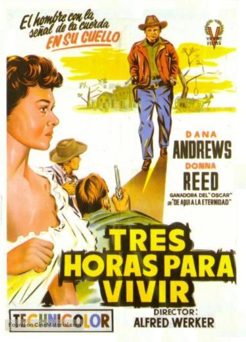 Three Hours to Kill - Spanish Movie Poster