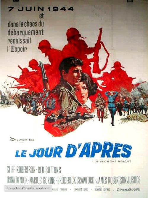 Up from the Beach - French Movie Poster