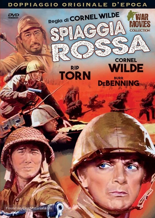 Beach Red - Italian DVD movie cover