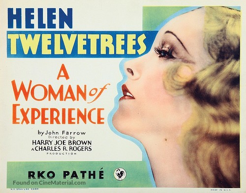 A Woman of Experience - Movie Poster