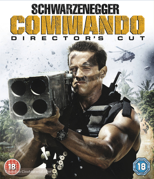 Commando - British Blu-Ray movie cover